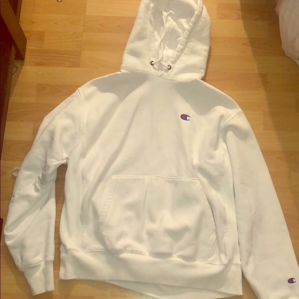 white champion hoodie